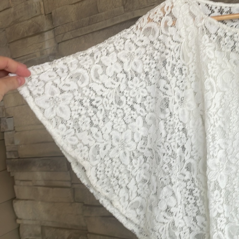 🤍Ruby Rd. Lace blouse Size Small petite - Picture 5 of 6